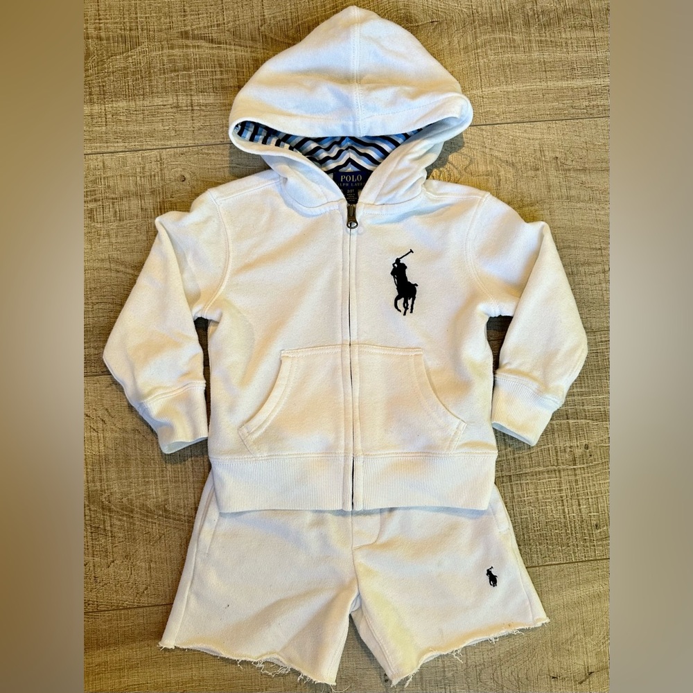 Polo Ralph Lauren set 2T white
